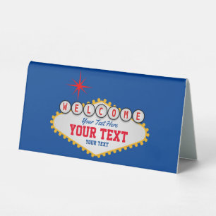 Las Vegas Welcome Sign Your Text