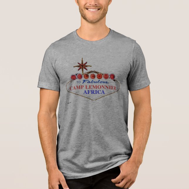 Las Vegas Welcome to DJ Tri-Blend T-shirt Tri-Blend Shirt (Front)