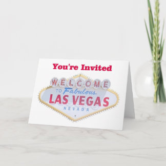 Las Vegas You're Invited Cards