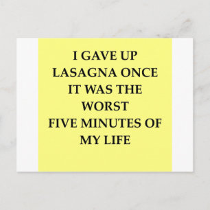LASAGNA.jpg Postcard