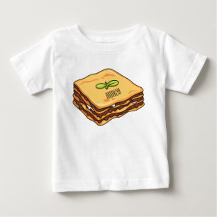Lasagne cartoon illustration  baby T-Shirt
