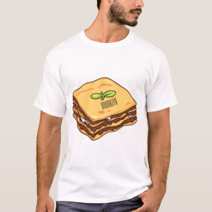 Lasagne cartoon illustration  T-Shirt