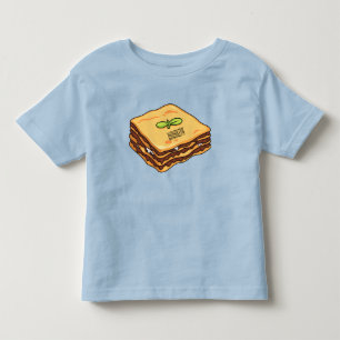 Lasagne cartoon illustration toddler T-Shirt