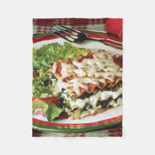 Lasagne Dinner Fleece Blanket