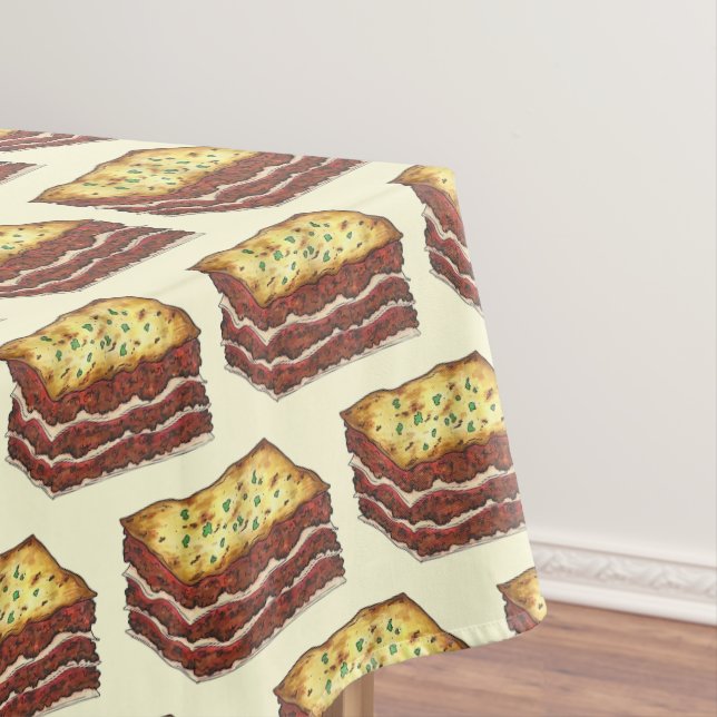 Lasagne Lasagne Restaurant Food Italian Food Meat Tablecloth (In Situ)