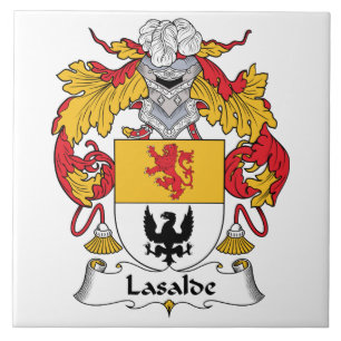 Lasalde Family Crest Tile