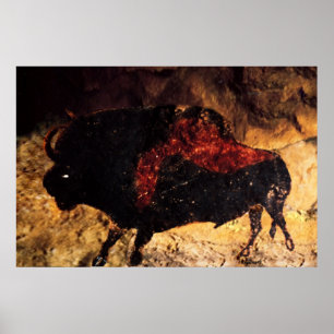Lascaux Bison Poster