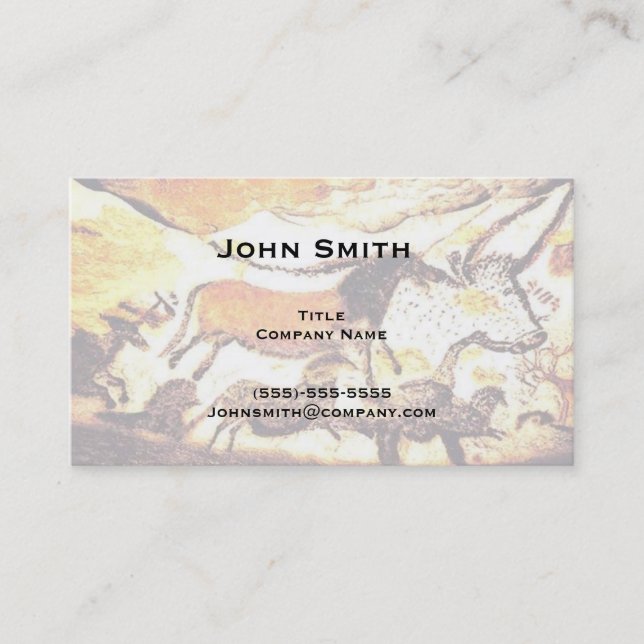 Lascaux business card (Front)