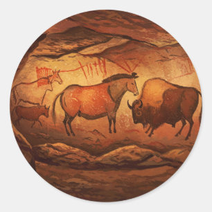 Lascaux Cave Dordogne France Travel Classic Round Sticker