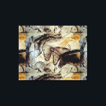 Lascaux Cave Painting of Horses on Canvas Print<br><div class="desc">Lascaux (Lascaux Caves) (English /læsˈkoʊ/, [1] French: [lasko][2]) is the setting of a complex of caves in southwestern France famous for its Paleolithic cave paintings. The original caves are located near the village of Montignac, in the department of Dordogne. They contain some of the best-known Upper Paleolithic art. These paintings...</div>