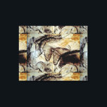 Lascaux Cave Painting of Horses on Canvas Print<br><div class="desc">Lascaux (Lascaux Caves) (English /læsˈkoʊ/, [1] French: [lasko][2]) is the setting of a complex of caves in southwestern France famous for its Paleolithic cave paintings. The original caves are located near the village of Montignac, in the department of Dordogne. They contain some of the best-known Upper Paleolithic art. These paintings...</div>