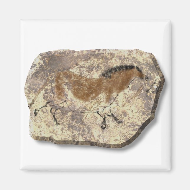 Lascaux  Horse stone Magnet (Front)