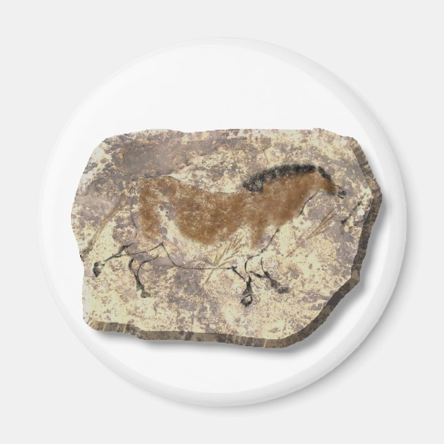 Lascaux  Horse stone Magnet (Front)
