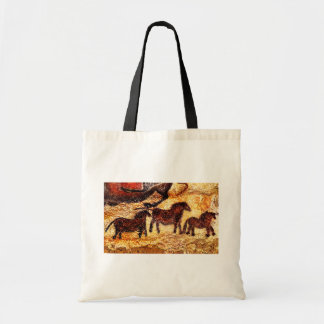 Lascaux Horses Cave Painting Tote Bag