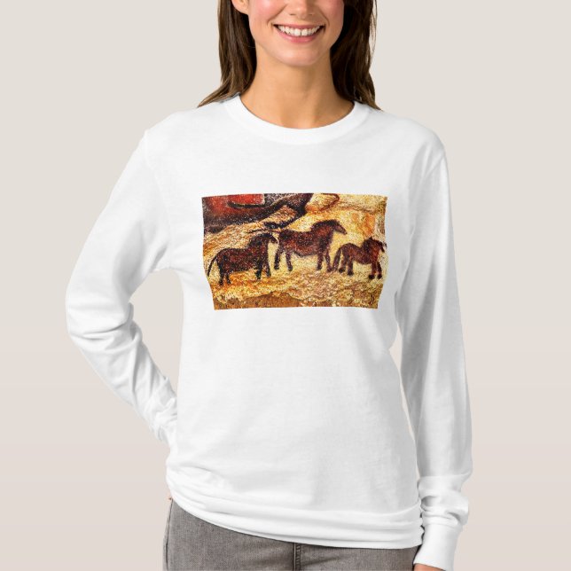 Lascaux Rock Art T-Shirt (Front)