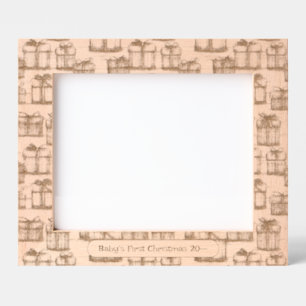 Laser Etched Christmas Gift Photo Frame