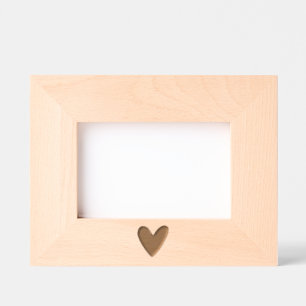 Laser Etched Heart Picture Frame