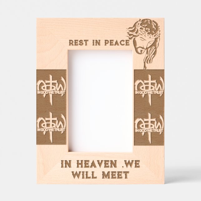 Laser Etched Picture Frame (Front)