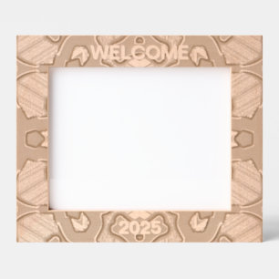 Laser Etched Picture Frame, "WELCOME 2025" Frames