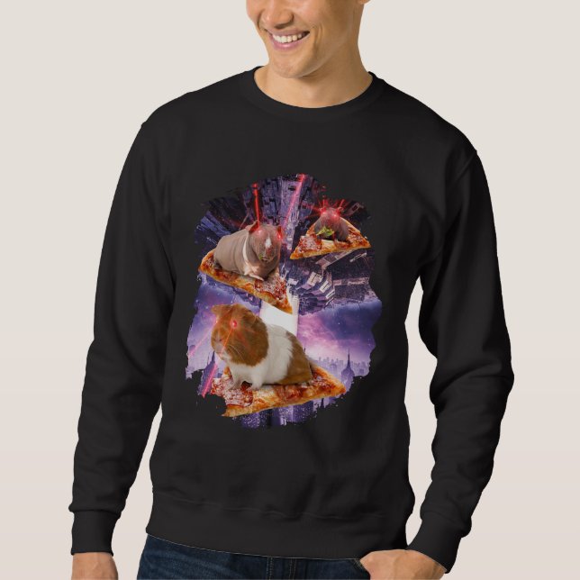 Laser Guinea Pig Pizza Sweatshirt (Front)