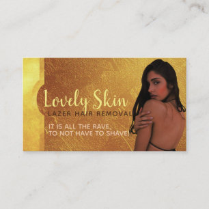 Laser Hair Removal Slogans Business Cards