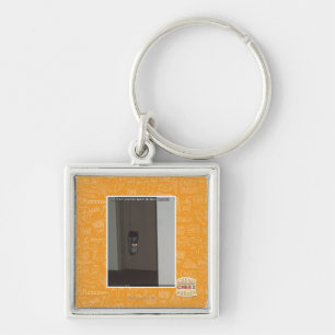 Laser Kitty Key Ring