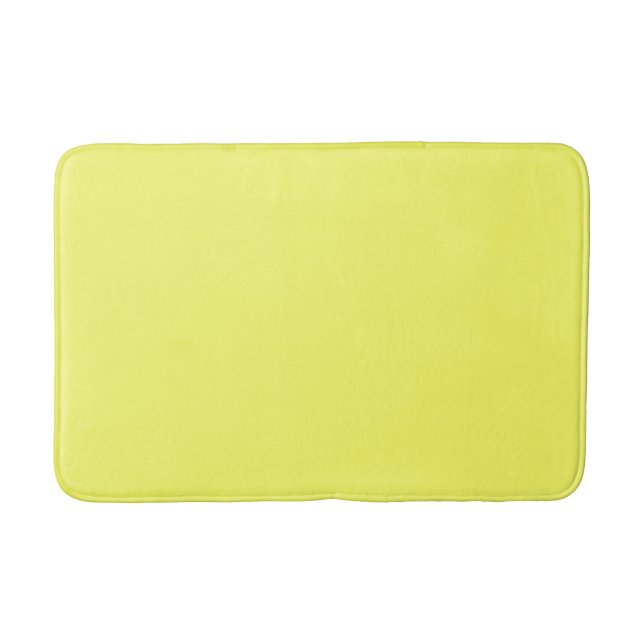 Laser Lemon  (solid colour) Bath Mat (Front)