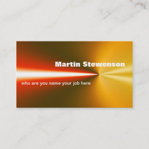 laser light business card