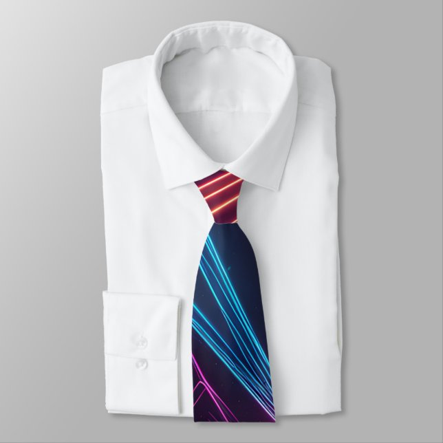 Laser Lights Tie (Tied)