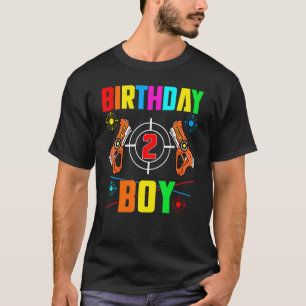 Laser Tag 2nd Birthday Boy Indoor Lasertag Game 2 T-Shirt