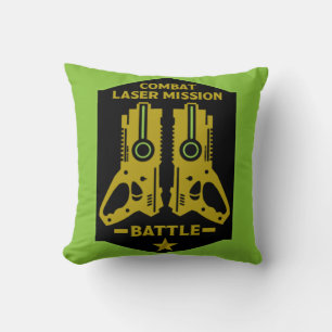 Laser Tag Combat Mission Kids  Cushion