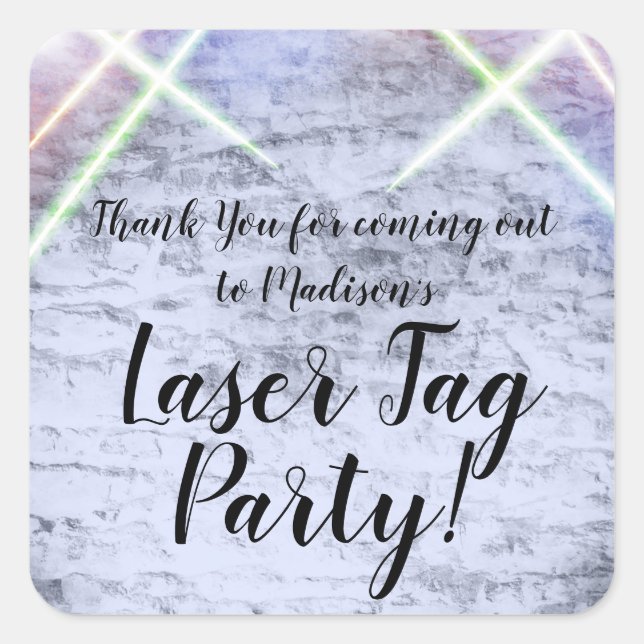 Laser Tag Glowing Lights and Lasers Party (Front)