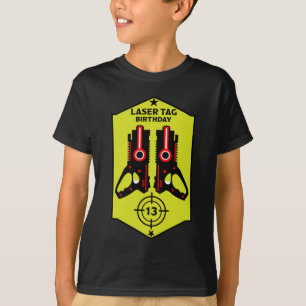 Laser Tag Kids Birthday Aged 13 T-Shirt