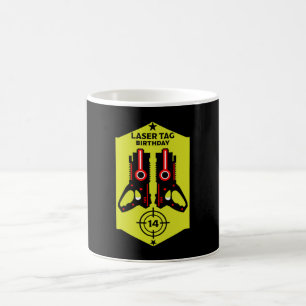 Laser Tag Kids Birthday Aged 14 T-Shirt Coffee Mug