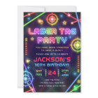 Laser Tag Neon Glow Arcade Party Boy Birthday