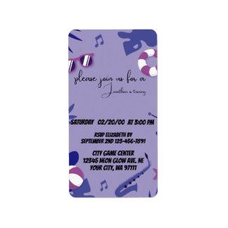 Laser Tag Neon Green and Blue Beams Birthday Party