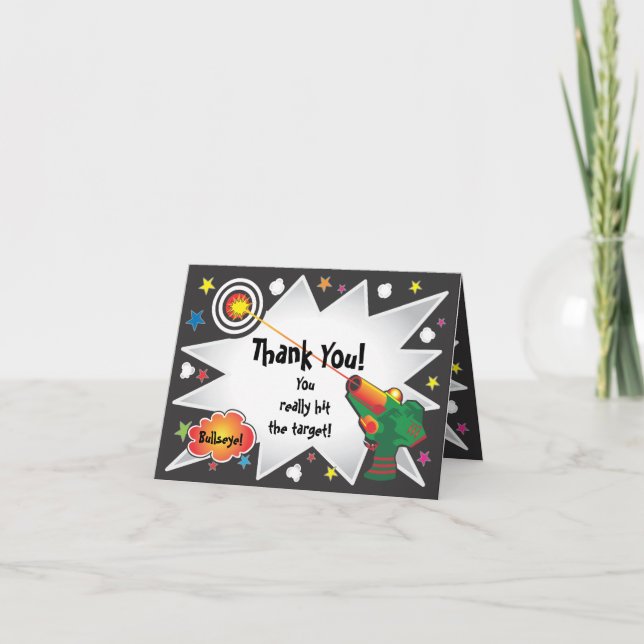 Laser tag Thank you card (Front)