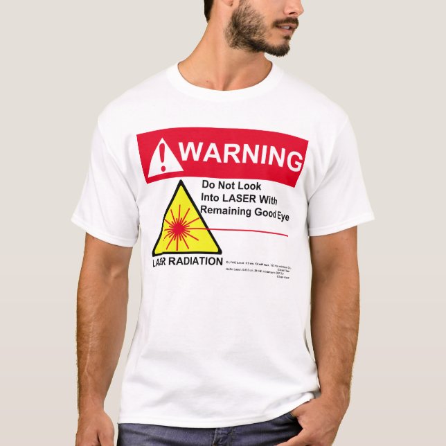 LASER Warning Tee (Front)