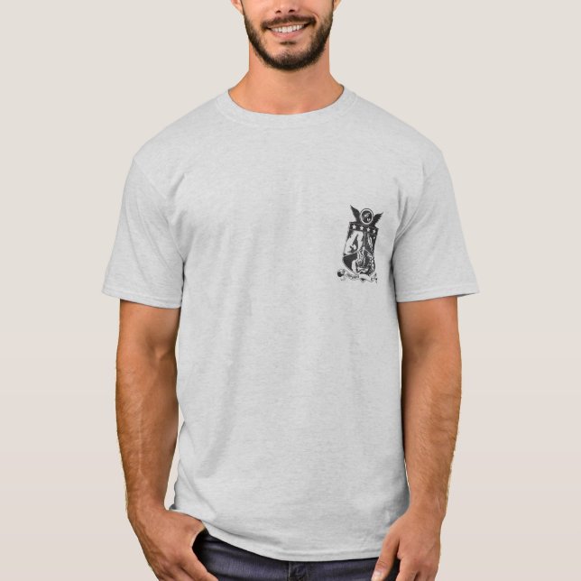 LASFS Small Logo T-Shirt BW (Front)