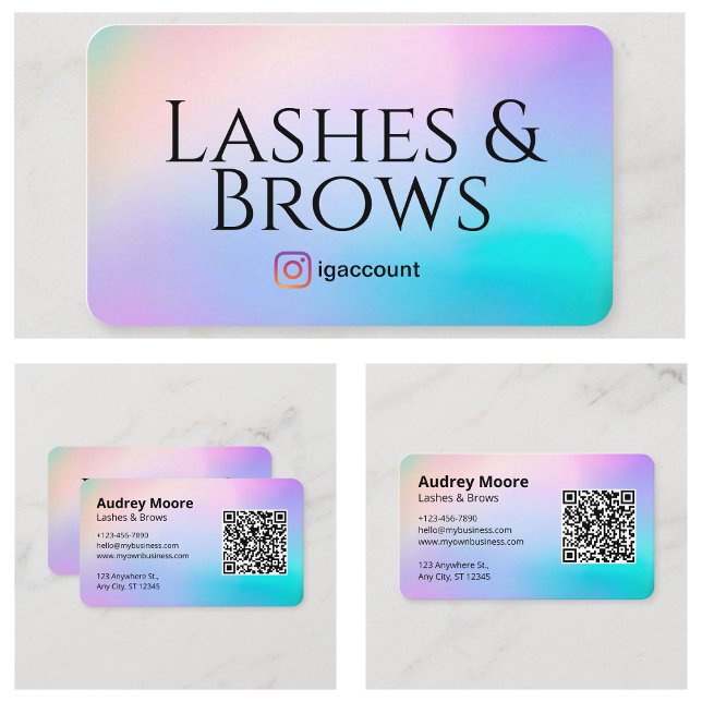 Lash and Brows Tech Business Card (Lash and Brows Tech Business Card
)