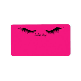 Lash Artist Address Label Sticker