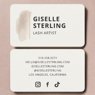 Lash Artist Business Card