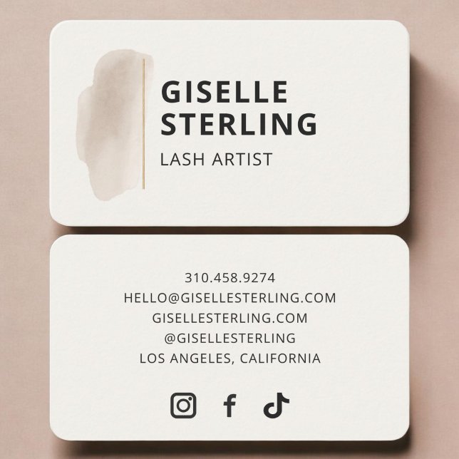 Lash Artist  Business Card (Creator Uploaded)