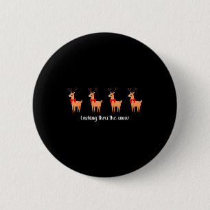 Lash Artist Christmas Reindeer Esthetician Eyelash 6 Cm Round Badge