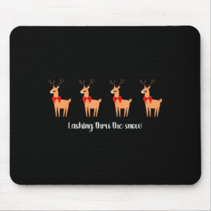 Lash Artist Christmas Reindeer Esthetician Eyelash Mouse Mat