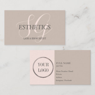 Lash / Brow artist business cards