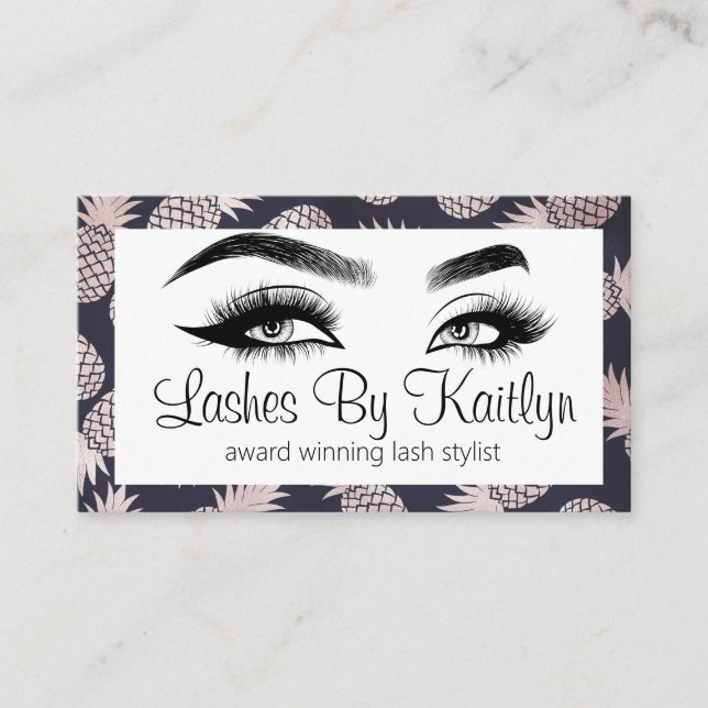 Lash & Brow Business Card (Front)