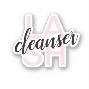 Lash Cleanser Sticker