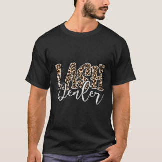 Lash Dealer Lash Tech Eyelash Leopard Lash T-Shirt