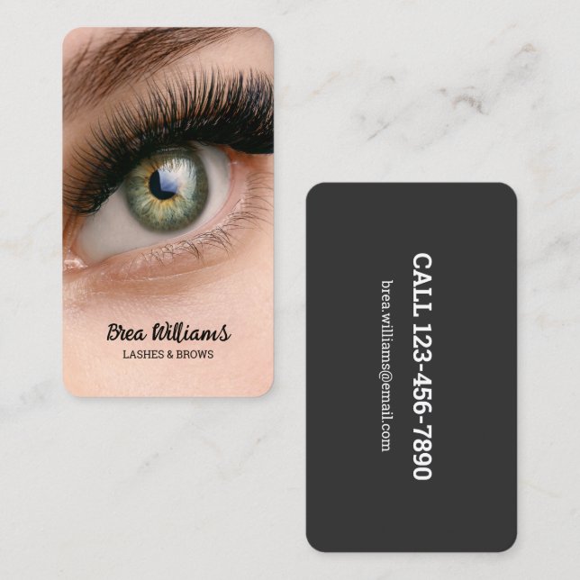 Lash Extension Business Card (Front/Back)
